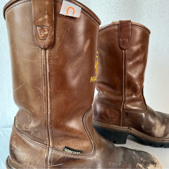 Halls 12” Pull On Waterproof Composite Toe Wellington Boot 620W men’s size 8EE - Picture 13 of 16